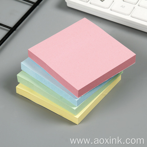 Paper Self Adhesive Notes Pad Custom Sticky Notepad